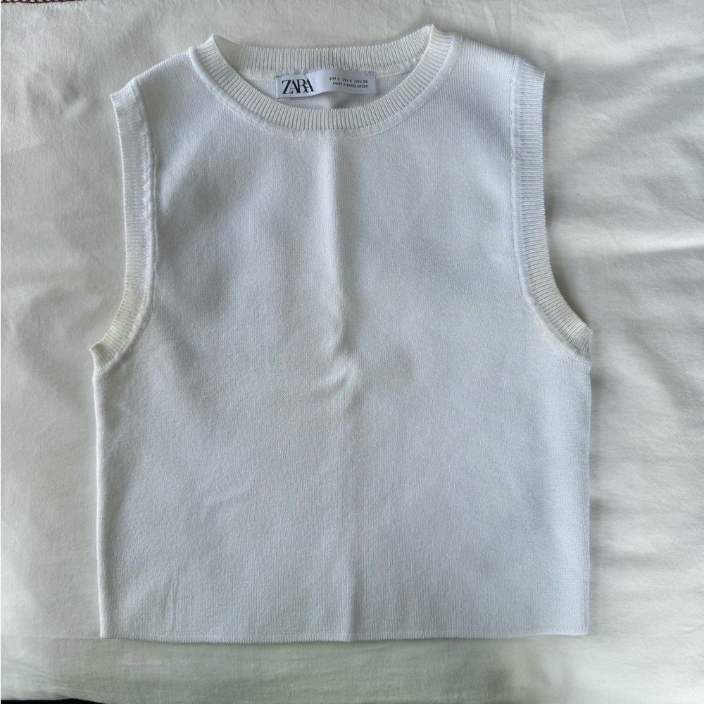 Basic white zara top